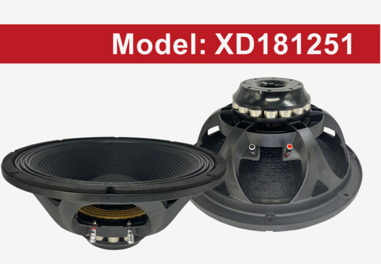 18'' Neodymium 125mm Voice Coil Pro Speaker WOOFER Model XD181251